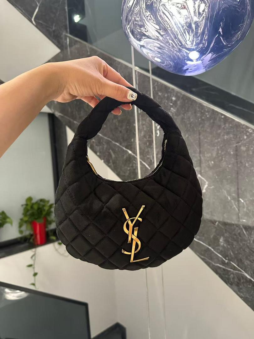 Faux Suede Handbag