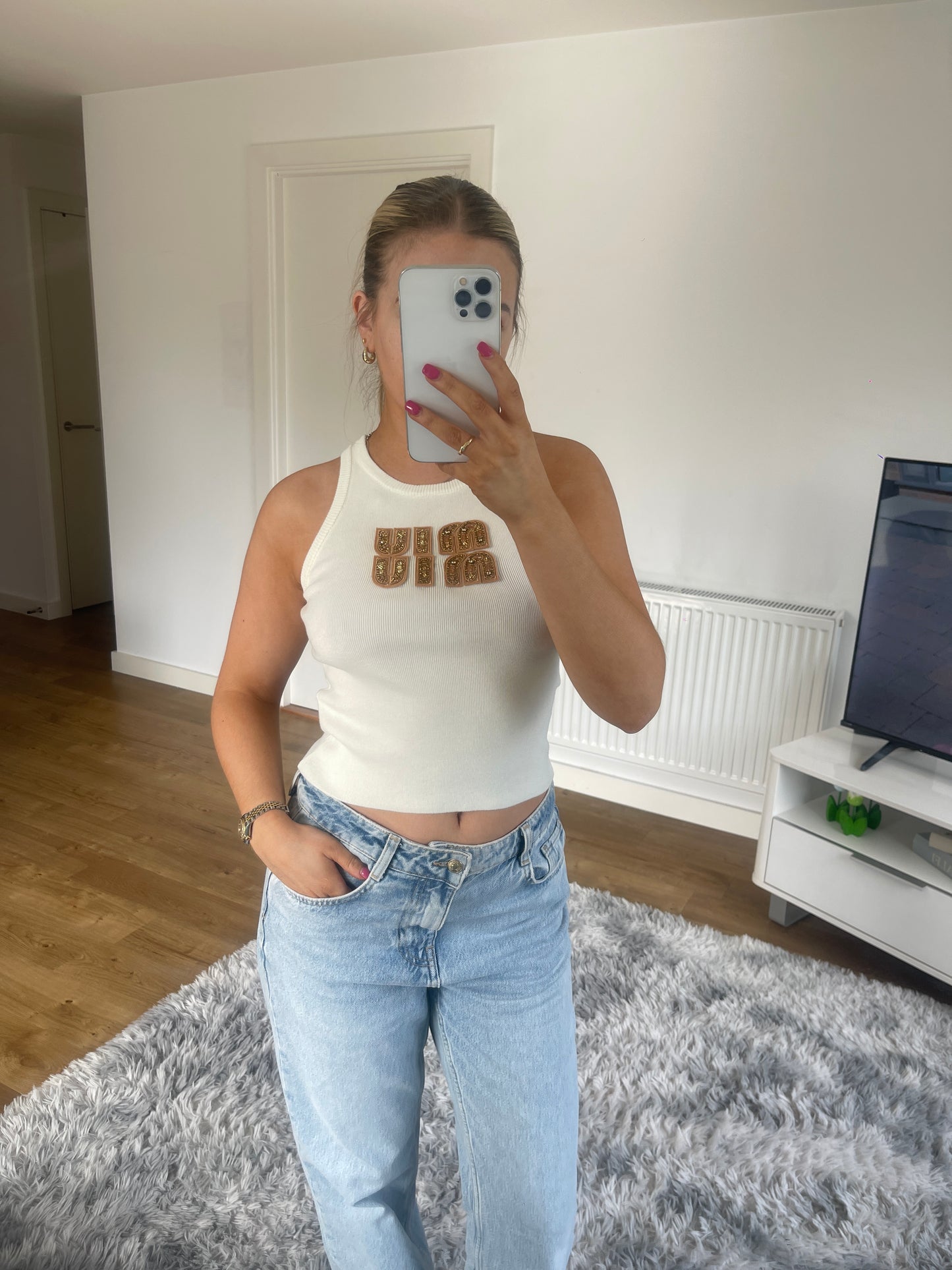 In Stock Gold Tank Top