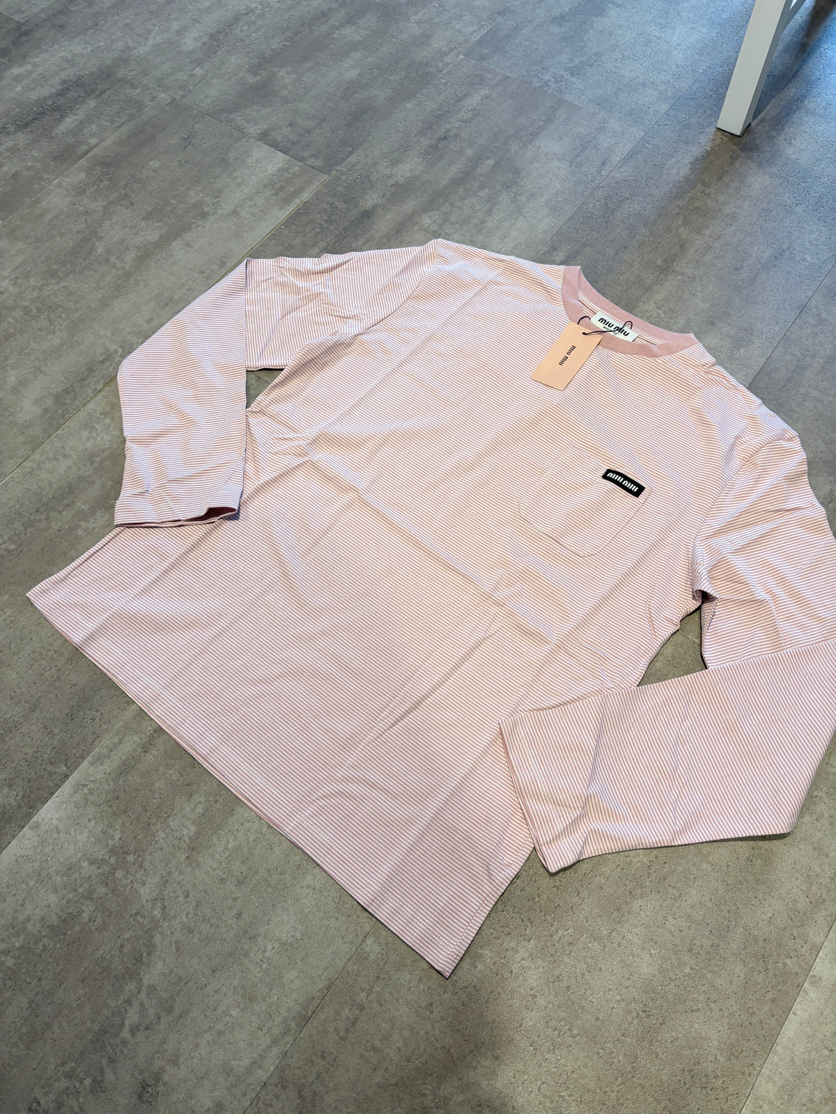 Pink Striped Top