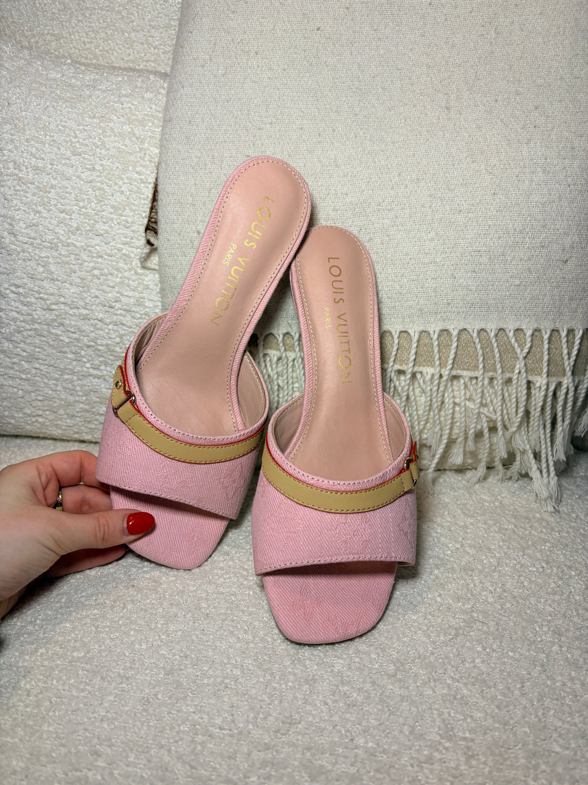 Denim Heels