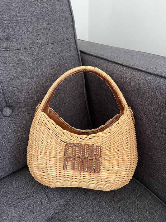 Mini Wicker Handbag