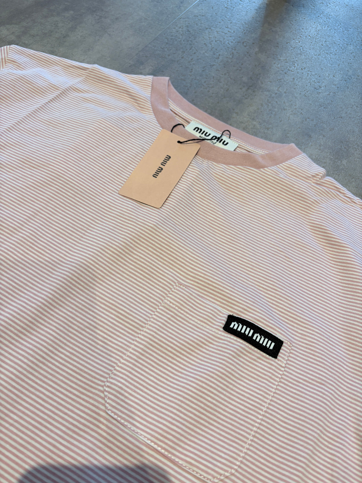 Pink Striped Top