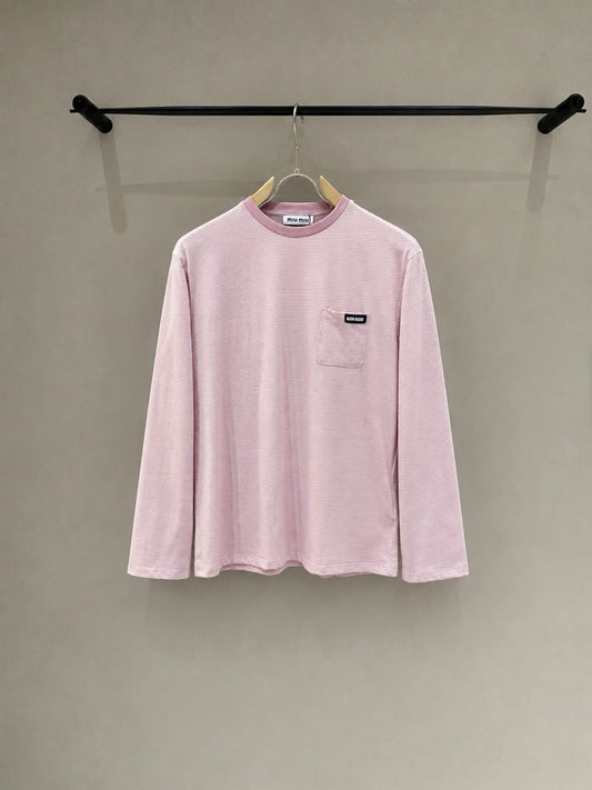 Pink Striped Top