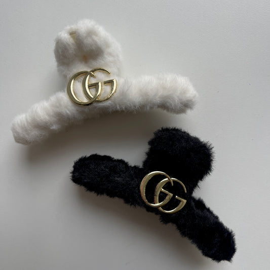 Fluffy Claw Clip