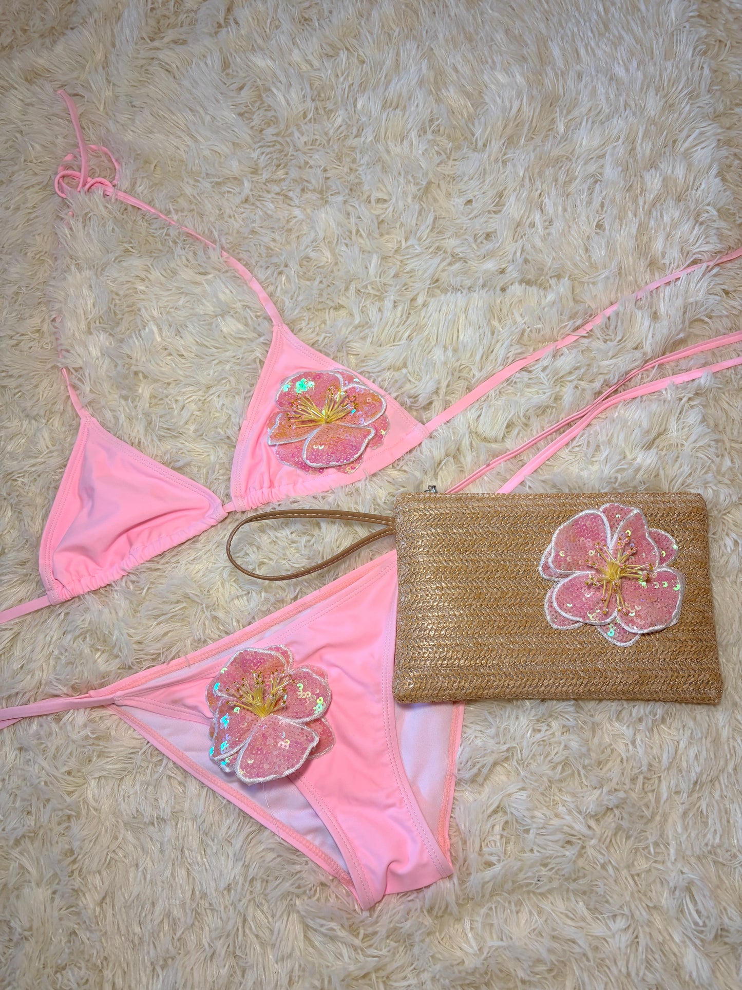 Pink Floral Purse | Made to Order