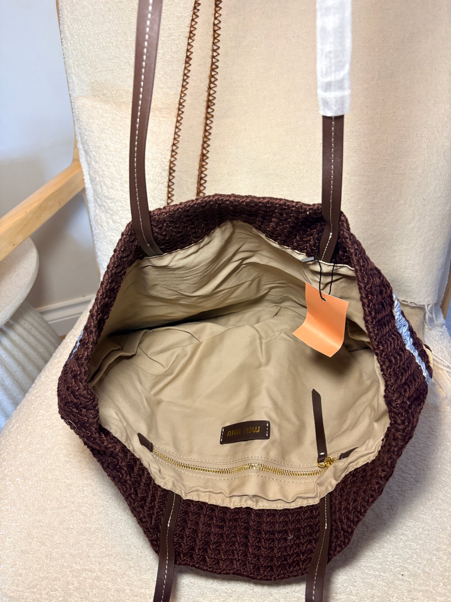Wicker Beach Bag