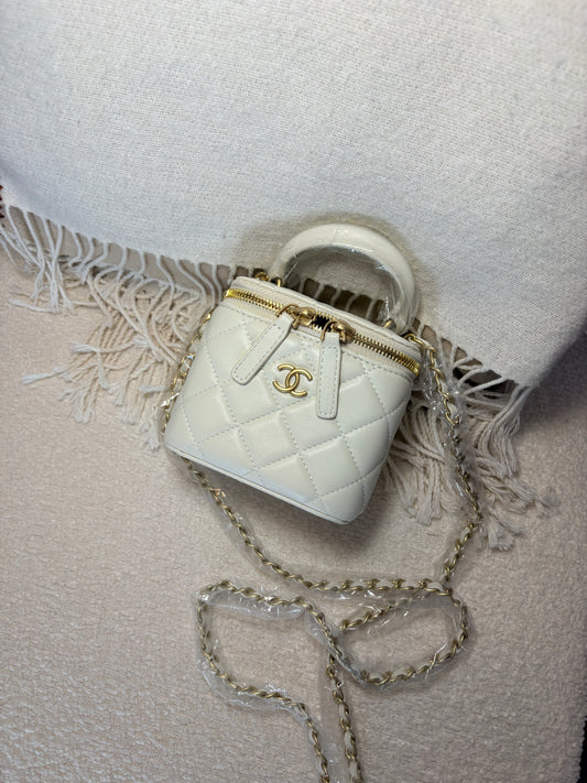 In Stock White Mini Vanity