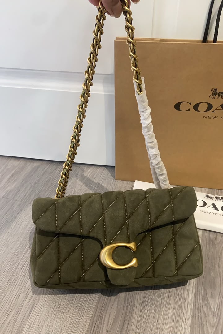 Faux suede handbag