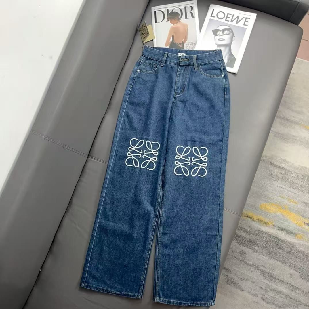 L Patchwork Jeans