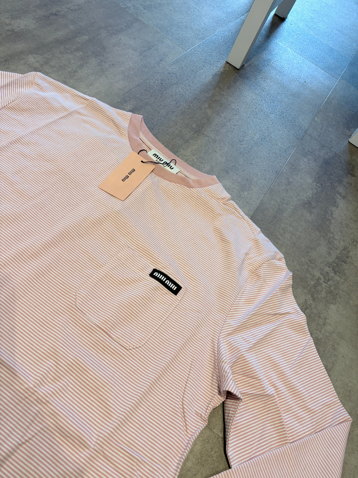 Pink Striped Top