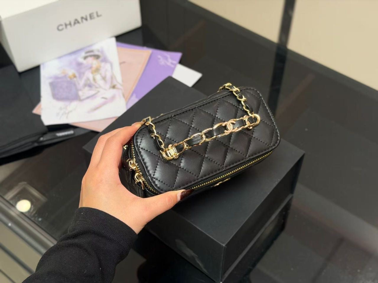 Vanity Bag with handle