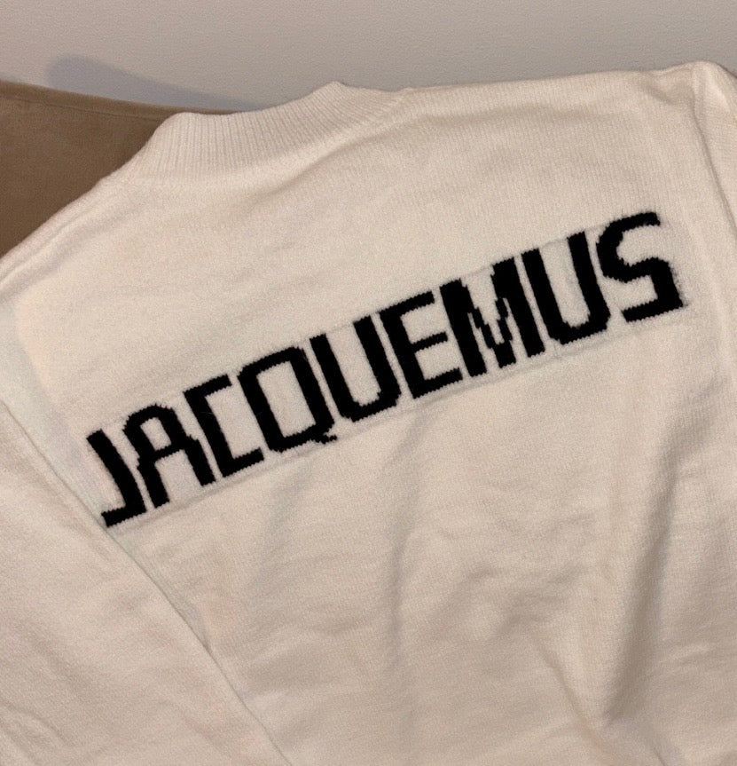 In Stock Text Knitted Jumper