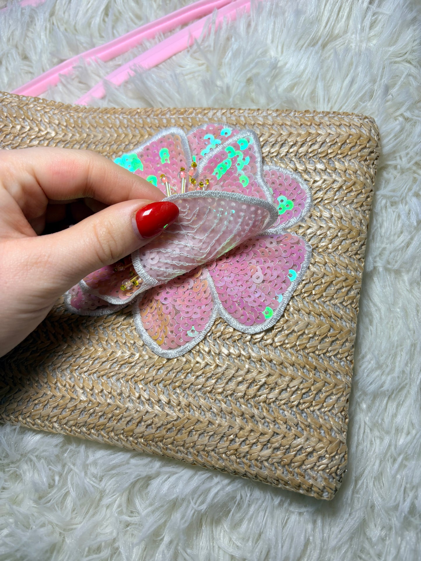 Pink Floral Purse | Made to Order