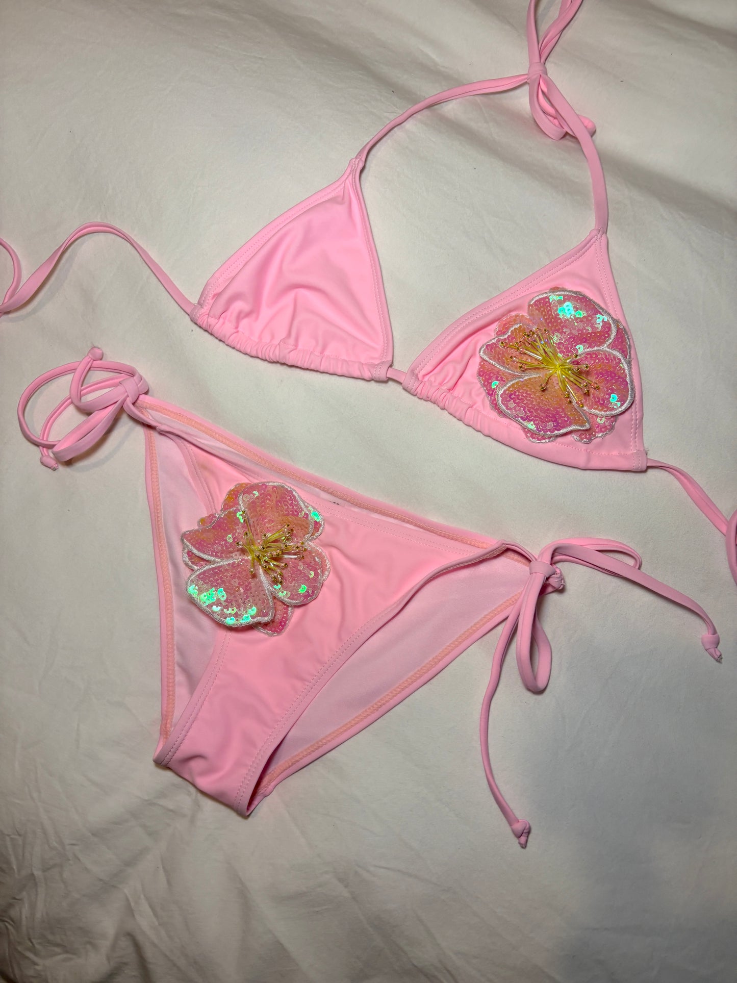 Pink Floral Bikini | Made to Order