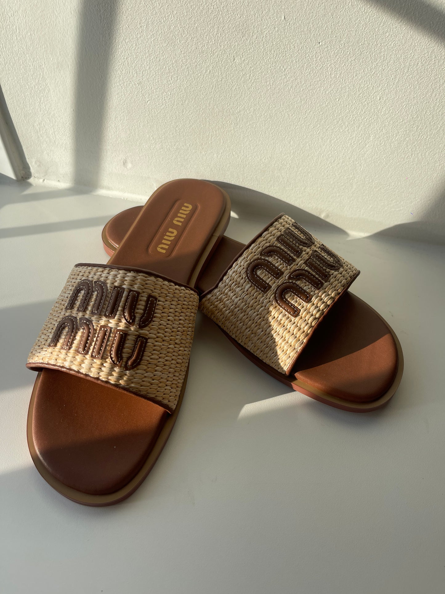 Leather detail sandals