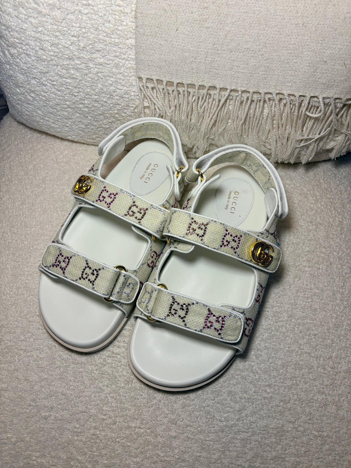 In Stock Glitter Detail Sandals
