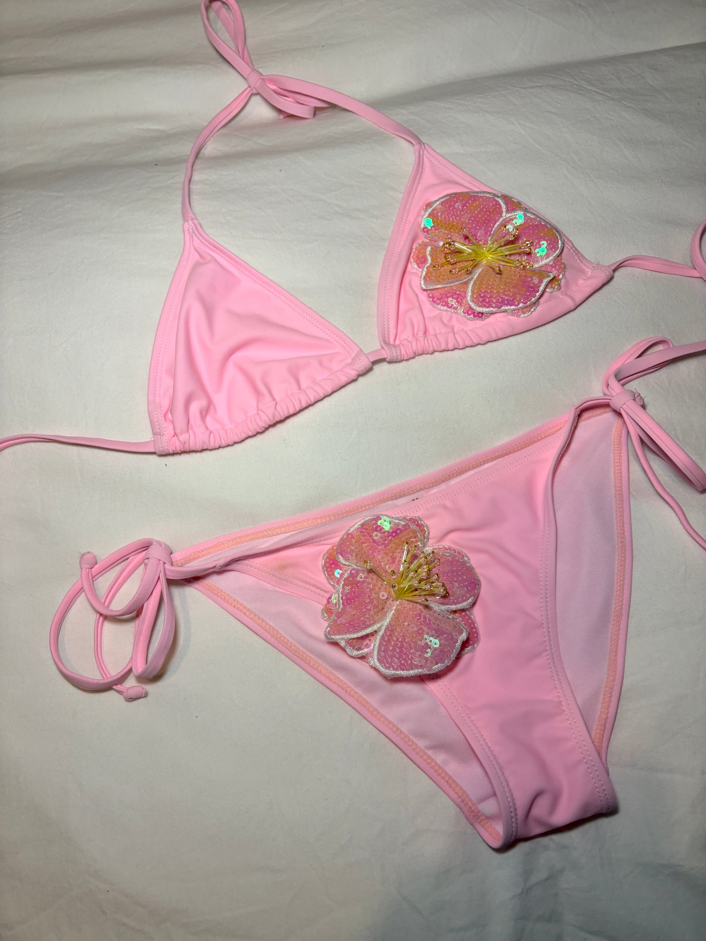 Pink Floral Bikini | Made to Order