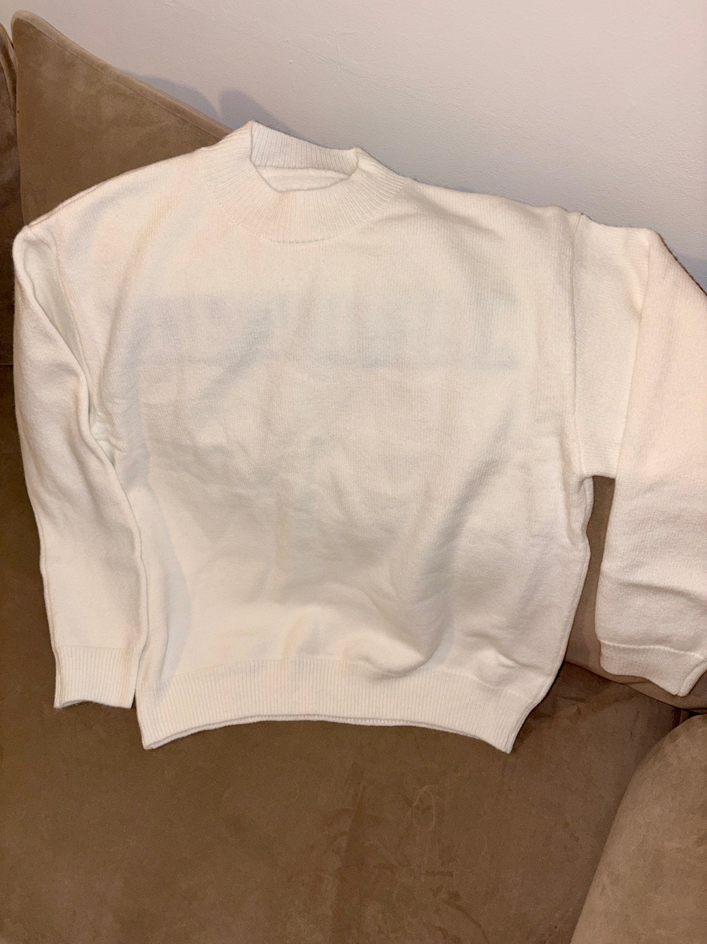 In Stock Text Knitted Jumper